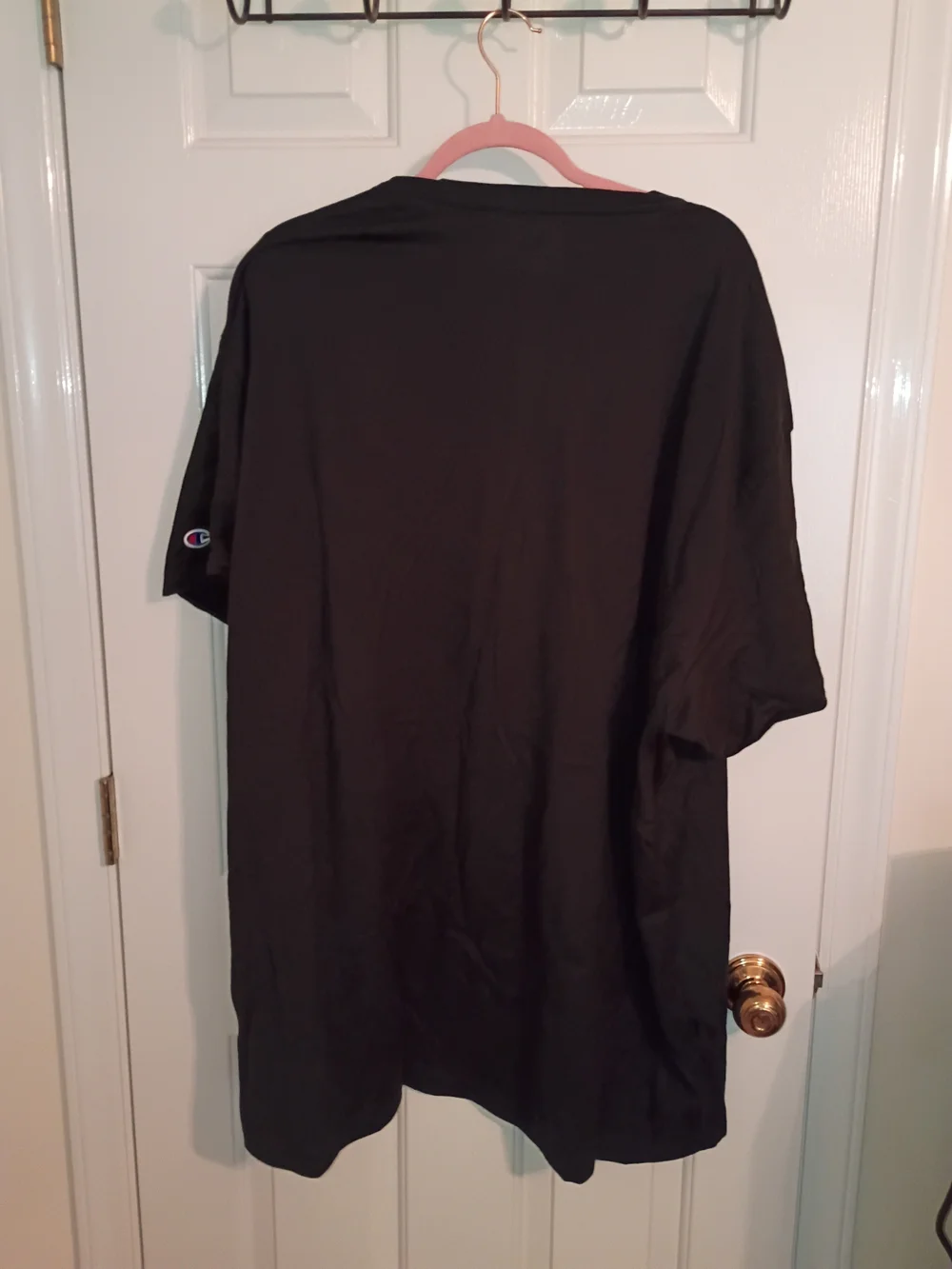 NWT Champion Men's Black Logo T-Shirt Size 3XB - Picture 2 of 7